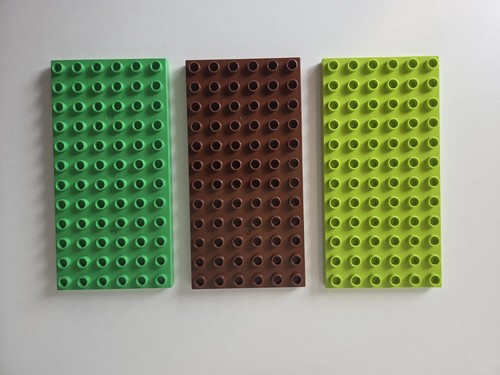 Lego duplo platte - x,