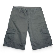 Carhartt Thrift Bermuda Shorts Damen Cargo braun grau W31 Baumwolle Canvas Y2K