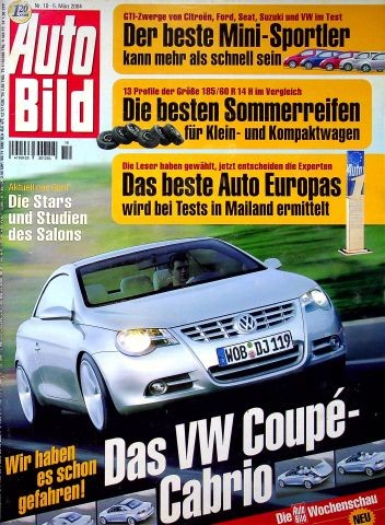 Auto bild 2004 vw lupo - vw,