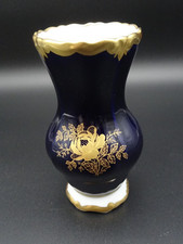 Weimar Porzellan Vase kobalt