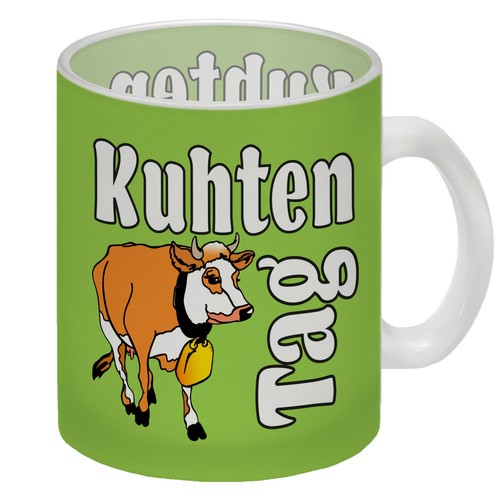 Kuhten tag glas tasse - glas, grün