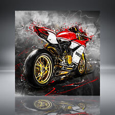 ACRYLGLAS WANDBILD DUCATI PANIGALE ABSTRAKT KUNSTDRUCKE DEKO XXL BILDER POSTER