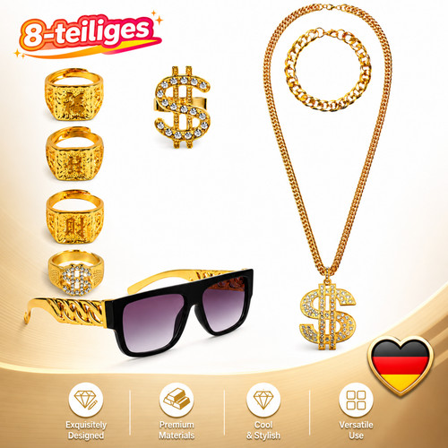 Hip hop armband dollar kette - hip,