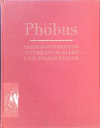 Phöbus ein journal - ein, d