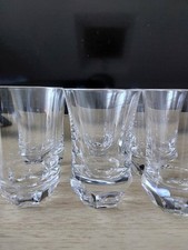 6 stück Kristall trinkgläser ,vintage.