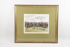 N92G39- Franz Xaver Weidinger (1890-1972) Aquarell Waldlandschaft signiert