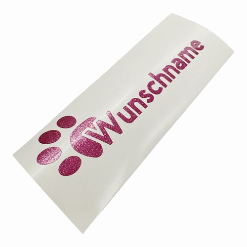 Hunde name sticker - hunde,