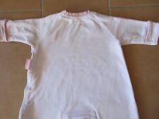 Hoppediz Baby Schlafsack mit Gurtschlitz rosa/weiß Größe 68/80