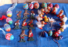 Grosses Konvolut Osterschmuck Osterdekoration Deko Ostern Eier Hasen Enten Holz