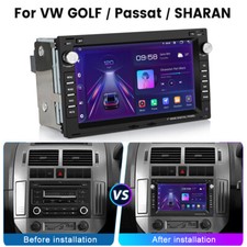 Wireless Carplay Android GPS Navi Autoradio Für VW Polo 4 MK4 PASSAT SWC WIFI FM