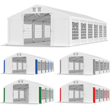 PARTYZELT 4x6 - 8x12 PVC Pavillon Gartenzelt Gartenzelt Eventzelt NEU PVC W