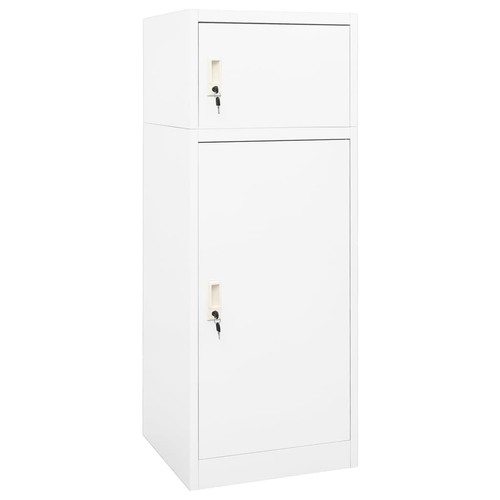 Vidaxl sattelschrank weiß - sattelschrank,