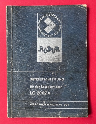 Ddr betriebsanleitung veb - ddr,