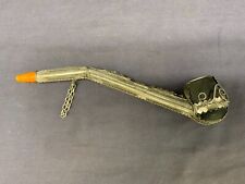 ORIENTALISCHE PFEIFE HOLZ MIT METALL MONTUR 23cm LANG