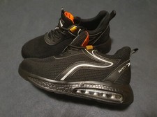 Sicherheitsschuhe Turnschuhe Sneaker mit Stahlkappe, schwarz, Größe 39 40