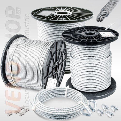 5mm stahlseil pvc set - 5mm, 2