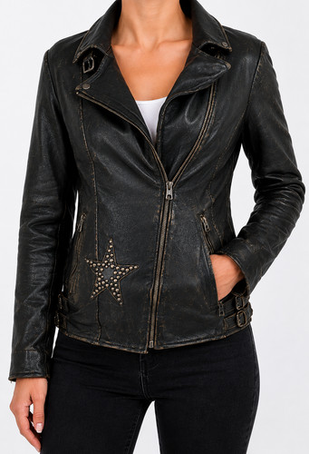 Damen echtleder lederjacke - damen,