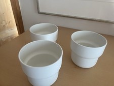 IKEA FÖRENLIG Übertopf Topf Garten Pflanztopf Blumentopf Blumenkübel  Weiß 3x