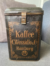 ***Antike Kaffeedose Blechdose um 1910 Hamburg***Retro***