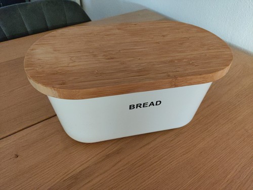 Brotkasten mit bambusdeckel - brotkasten,