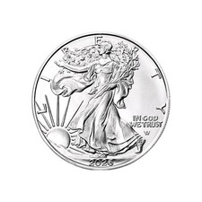 1oz silbermünze american - 1$,