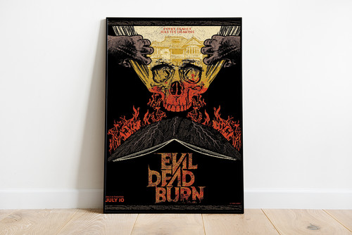 Evil dead burn filmposter - dead,