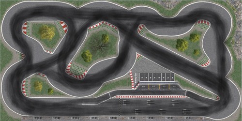 Racetrack rennstrecke - racetrack,