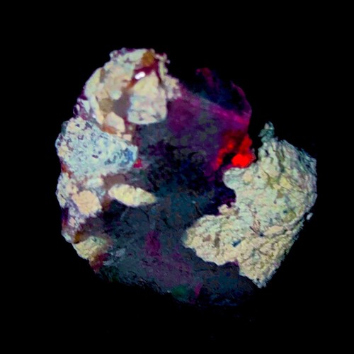 Ethiopian black feueropal roh - feueropal,