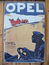 Metallschild: OPEL, keine