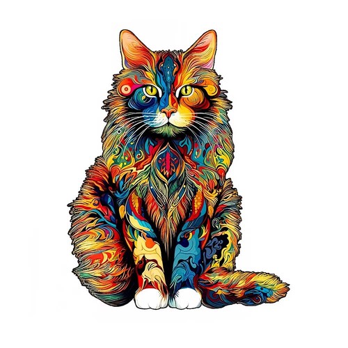 Einzigartiges katzenmuster - einzigartiges,