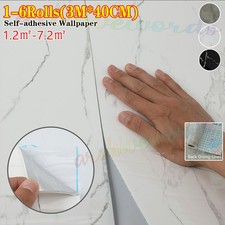 6stk Möbelfolie Selbstklebende Beton Folie Stein Granit Marmoroptik Tapete Kuche