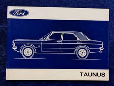 Ford Taunus Betriebsanleitung Bedienungsanleitung 8.1972