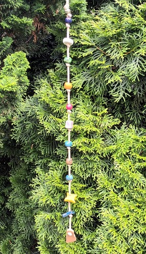 Rosenkugel windspiel mit - rosenkugel,