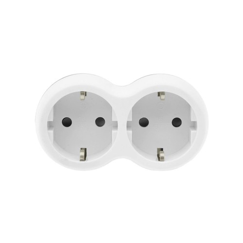 Zweifach steckdosenadapter - zweifach,