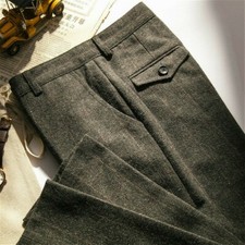 Herren Wollmischung Hose