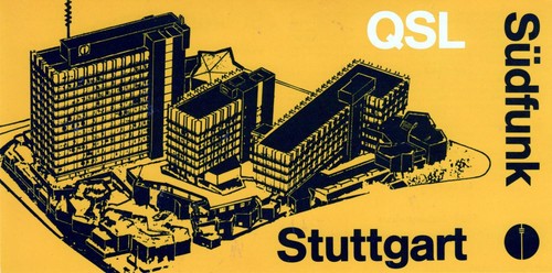 Qsl karte sdr südfunk - sdr,