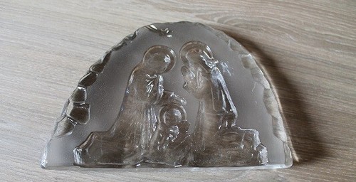 Glasfigur krippe maria - glasfigur, maria,