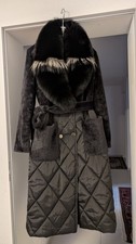 Eleganter wintermantel mit - eleganter,
