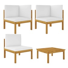 Garten-Mittelsofa Fußhocker