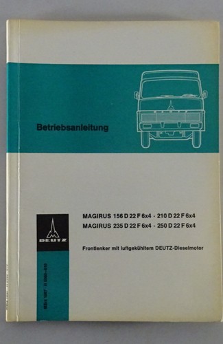 Betriebsanleitung magirus - betriebsanleitung,