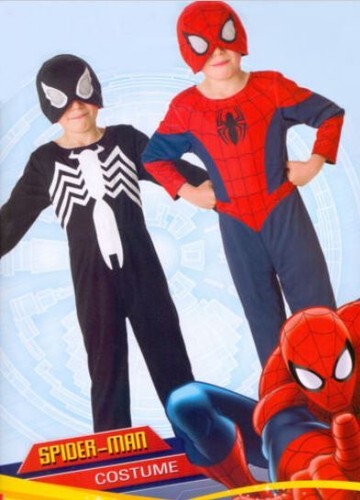 Spiderman wende kostüm - spiderman, wende-kostüm