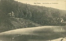 Ansichtskarte Bad Elster Antonienhütte mit Forellenteich (Nr.766)