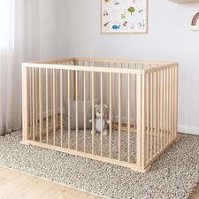 Klappbarer Baby Laufstall aus