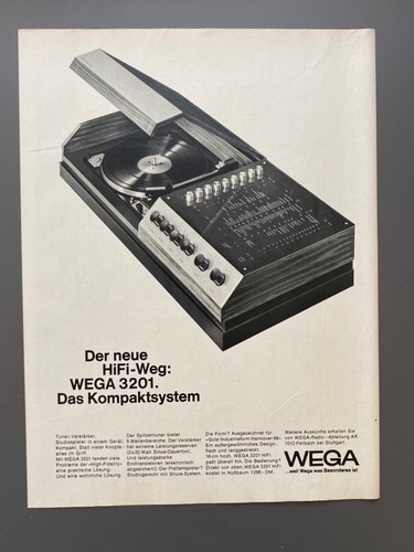 Wega 3201 hifi - 3201, kompaktsystem