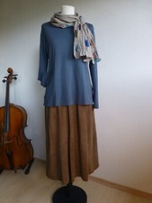 Midirock aus Wildleder, gr