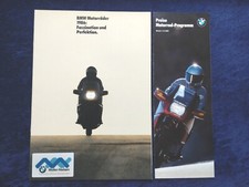 BMW Motorrad K 100, K 100 RS, K 100 RT Prospekt 1986 + Preisliste