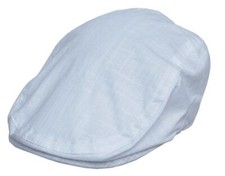 Cool4 Leinen Flatcap Weiß