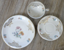 Schirnding Bavaria Sammeltasse Tasse Untertasse Kuchenteller Teller Set Alt
