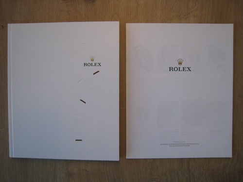 Rolex broschüre kleiner - -,