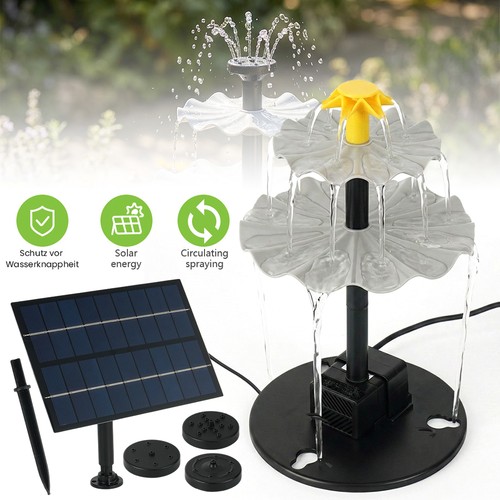 Solar gartenbrunnen spring - solar,